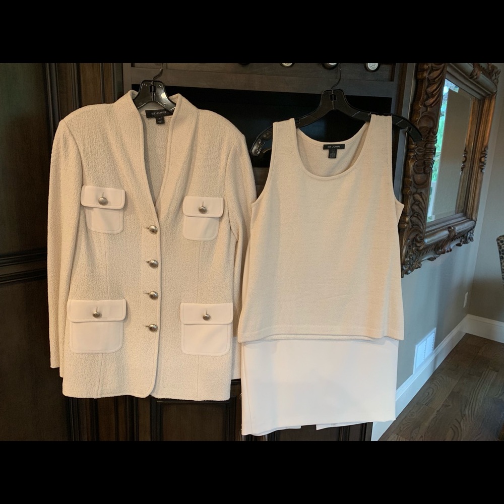 St John designer suit